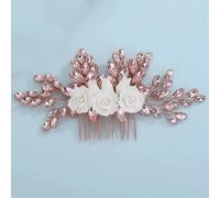 Pettine per capelli da donna con strass, accessorio per capelli da sposa, gioielli per feste di nozze, diademi pnnrk