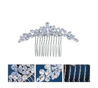 Pettine per capelli da sposa, accessori per abiti da sposa, accessori floreali con perle, gioielli per capelli da sposa, matrimoni, balli di fine anno