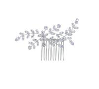 Pettine per capelli da sposa, accessori per abiti da sposa, accessori floreali con perle, gioielli per capelli da sposa, matrimoni, balli di fine anno