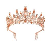 Pettine per capelli da sposa con cristallo antiscivolo, scintillante coroncina per occasioni formali e fotografie, diadema per matrimoni, Misura unica, come descritto, come descritto