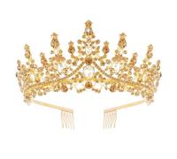 Pettine per capelli da sposa con cristallo antiscivolo, scintillante coroncina per occasioni formali e fotografie, diadema per matrimoni, Misura unica, come descritto, come descritto