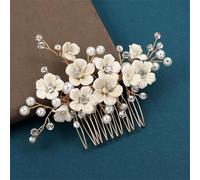 Pettine per capelli da sposa con perle, fiori, accessori per capelli da sposa, forcina per capelli da sposa, tiara per ballo scolastico, 30