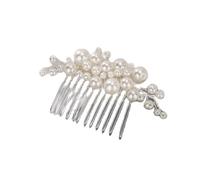 Pettine per capelli da sposa con perle - Pettine laterale da sposa per donne e ragazze
