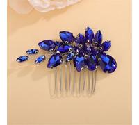 Pettine per capelli da sposa con strass, accessorio per capelli color argento, per sposa, damigella d'onore, feste, balli studenteschi