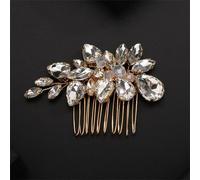 Pettine per capelli da sposa con strass, accessorio per capelli color argento, per sposa, damigella d'onore, feste, balli studenteschi