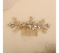 Pettine per capelli da sposa con strass rossi, accessori da sposa, gioiello per capelli, tiare blu, 1 pezzo