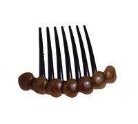 Pettine per Capelli da Sposa Piastra for capelli Pettine for capelli Temperamento for capelli Clip for capelli Semplice pettine a spina Copricapo (Colore : Marrone, Size : One Size)