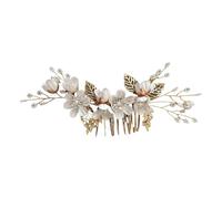 Pettine per capelli da sposa squisito e perline artificiali accessori per capelli fatti a mano per abiti da sposa
