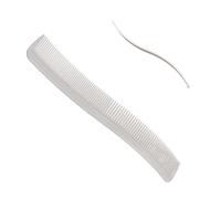 Pettine per capelli da uomo, 21 x 3,8 cm, pettine da con impugnatura antiscivolo, ergonomico e versatile, pettine da, parrucchiere, pettine professionale per tagliare i capelli