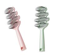 Pettine per capelli, design per sollevare le radici, Multi | Struttura cava per rilassamento del cuoio capelluto e la riduzione della rottura dei capelli durante la