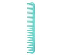Pettine per capelli districante Pettine per styling a denti larghi portatile Strumento per parrucchieri per salone di casa Uso professionale Materiale ABS 19,7 cm (Verde)