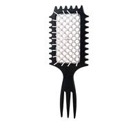 Pettine per capelli esagonale scavato per le donne strumento per lo styling spazzola per capelli comoda maniglia adatta a tutti i tipi di capelli