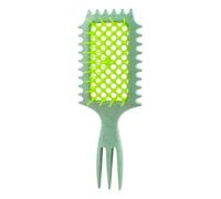 Pettine per capelli esagonale scavato per le donne strumento per lo styling spazzola per capelli comoda maniglia adatta a tutti i tipi di capelli