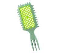 Pettine per capelli esagonale scavato per le donne strumento per lo styling spazzola per capelli comoda maniglia adatta a tutti i tipi di capelli