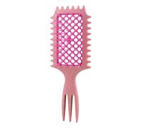 Pettine per capelli esagonale scavato per le donne strumento per lo styling spazzola per capelli comoda maniglia adatta a tutti i tipi di capelli