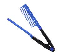 Pettine per capelli in ABS, 25 x 3,7 x 2 cm, a forma di V, resistente all'usura e delicato, spazzola piatta resistente al calore, strumento per lisciare i capelli per salone, casa, viaggi, donne e