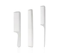 Pettine Per Capelli In Acciaio Inossidabile Da 3 Pezzi, Pettine Per Capelli In Metallo, Pettine Per Capelli A Denti Fini, Pettine A Coda Di Ago, Pettine Per Taglio Per Acconciature