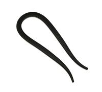 Pettine per capelli in corno di capra a forma di U per donne Updos Forchette per capelli in resina per acconciature a chignon e uso quotidiano