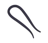 Pettine per capelli in corno di capra a forma di U per donne Updos Forchette per capelli in resina per acconciature a chignon e uso quotidiano