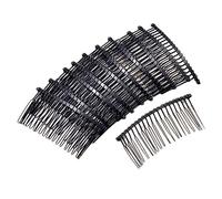 Pettine per capelli in metallo, 10 pezzi, pettine laterale per capelli fai da te