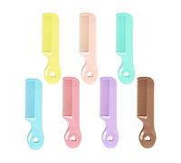 Pettine Per Capelli Per Bambini Da 7 Pezzi, Mini Pettine Color Caramello, Pettine Semplice Per Bambini Piccoli, Pettine Per Capelli Portatile, Pettine Per Capelli A Denti Rotondi