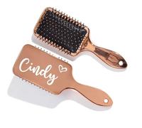 Pettine Per Capelli Personalizzato Con Nome, Pettine Per Capelli Personalizzato Con Nome Della Damigella D'onore, Pettine Per Capelli A Cuscino D'aria, Regalo Per La Damigella D'onore, Elimina I Nodi