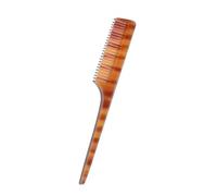 Pettine per capelli Pettine a coda con punta portatile in acido acetico multicolore da 3 pezzi for varie lunghezze di capelli for viaggi e uso domestico per Parrucchieri(Coffee)