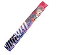 Pettine per capelli Pettine da 2 pezzi barbiere speciale for taglio capelli lunghi donna pettinatura styling spazzola for dritta dura per Parrucchieri(Black)