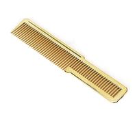 Pettine per capelli, pettine da taglio fine, pettine tascabile in plastica, pettine professionale per parrucchieri, taglio capelli, pettine per acconciature donne e uomini (oro)