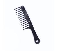 Pettine per capelli Pettine professionale for taglio capelli 2 pezzi Strumento for styling barbiere for salone di carbonio Uomo Donna Piatto per Parrucchieri(Black3)