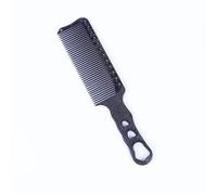 Pettine per capelli Pettine professionale for taglio capelli 2 pezzi Strumento for styling barbiere for salone di carbonio Uomo Donna Piatto per Parrucchieri(Black4)