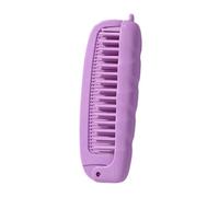 Pettine per capelli pieghevole 2 in 1 con setole morbide Design portatile ABS per cuoio capelluto sensibile adulti bambini viaggio essenziale ABS massaggio pettine pieghevole