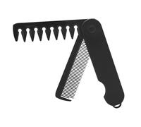 Pettine Per Capelli Pieghevole - Pettine Per Barba Pieghevole | Pettini Per Baffi 2 In 1 | Pettine Portatile A Denti Fini E Pettine A Denti Larghi Per Pettinare, Districare E Acconciare