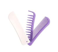 Pettine per capelli pieghevole tascabile a denti larghi accessori per lo styling dei capelli spazzola per capelli da viaggio per varie texture dei capelli