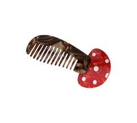 Pettine per capelli portatile Acetato Professionale Elettrostatico Slip Gratuito Ergonomico Per Semplice Styling Interno O Viaggio Deflettore Per Capelli Fine