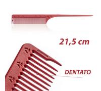 Pettine per capelli professionale antistatico con microdentatura