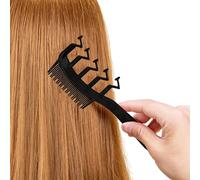 Pettine per capelli soffici | Pettine multifunzione a forma di Z | Pettine a denti per districare e lisciare i capelli, pettine 3 in 1 per ragazze e donne