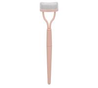 Pettine per Ciglia Pieghevole Portatile con Separatore per Ciglia in Acciaio Inossidabile a Mezzo con Copertura Protettiva per Cosmetici per il Trucco Rosa