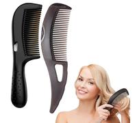 Pettine per cuoio capelluto per rimozione forfora, confezione da 2, pettine disintossicante pressabile per cuoio capelluto, esfoliante per la rimozione degli accumuli, scrubber per cuoio capelluto