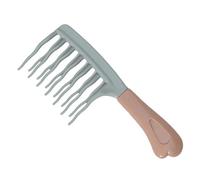 Pettine per denti largo per asciugacapelli- 21x8x3cm Pettine per denti larghi per capelli lunghi | Strumento ergonomico antistatico | Scorrimento per routine quotidiana, viaggi e occasioni speciali