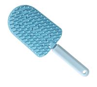 Pettine per gatti, pettine massaggiante per animali domestici, strumento delicato per deshedding ergonomico, manico antiscivolo, spazzola a forma di , per cuccioli, casa, saloni