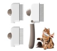 Pettine Per Gatti | Spazzola Antiscivolo Confortevole E Portatile | Spazzola Toelettatura Cani | Per Occhi Zampe Muso Vet Spazzolatura Quotidiana Pelo Lungo Pelo Corto Cuccioli Gattini Outdoor