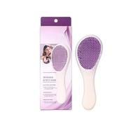 Pettine per la cura dei capelli con denti alternati Modello antistress Massaggiatore per cuoio capelluto Facile da pulire Spazzola per lo styling portatile essenziale multiuso