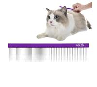 Pettine per la cura del per cani, pettine per la cura del in acciaio inox per cani e gatti, accessorio professionale per la cura dei gatti per districare e rimuovere l'infeltrimento