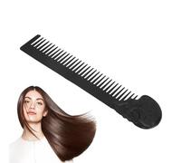 Pettine per la cura della barba, pettine per capelli facciali con motivo teschio, pettine per capelli in lega di zinco, per toelettatura, viaggi e cura della casa