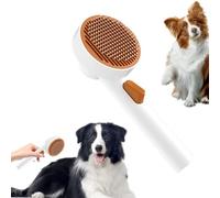 Pettine per la depilazione per gatti, spazzola per gatti per perdita | Pettine per epilatore per gatto,Spazzole da massaggio per cani, pettine per pulizia toelettatura in acciaio inossidabile per peli