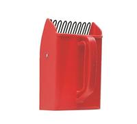 Pettine per La Raccolta delle Bacche - Robusto Mirtillo Rastrello in Metallo | Pratica Raccoglitrice di Baacche Rosse con | Attrezzi da Giardinaggio Manuali con Manico Ergonomico Rosso per Campi