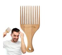 Pettine per la selezione dei capelli - volume e strumento per lo styling in legno naturale, pettine per capelli districante, per uomini | casa, salone