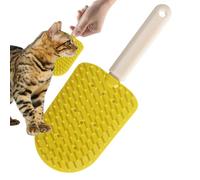 Pettine per la toelettatura dei gatti, pettine per cani, strumento delicato per rimuovere il , manico ergonomico antiscivolo, spazzola a forma di , per cuccioli, casa, saloni