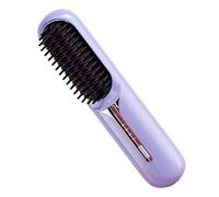 Pettine per lisciare i capelli senza fili, Spazzola per lisciare i capelli senza fili | Pettine ricaricabile in ceramica a riscaldamento rapido | riscaldante, 3 impostazioni di temp